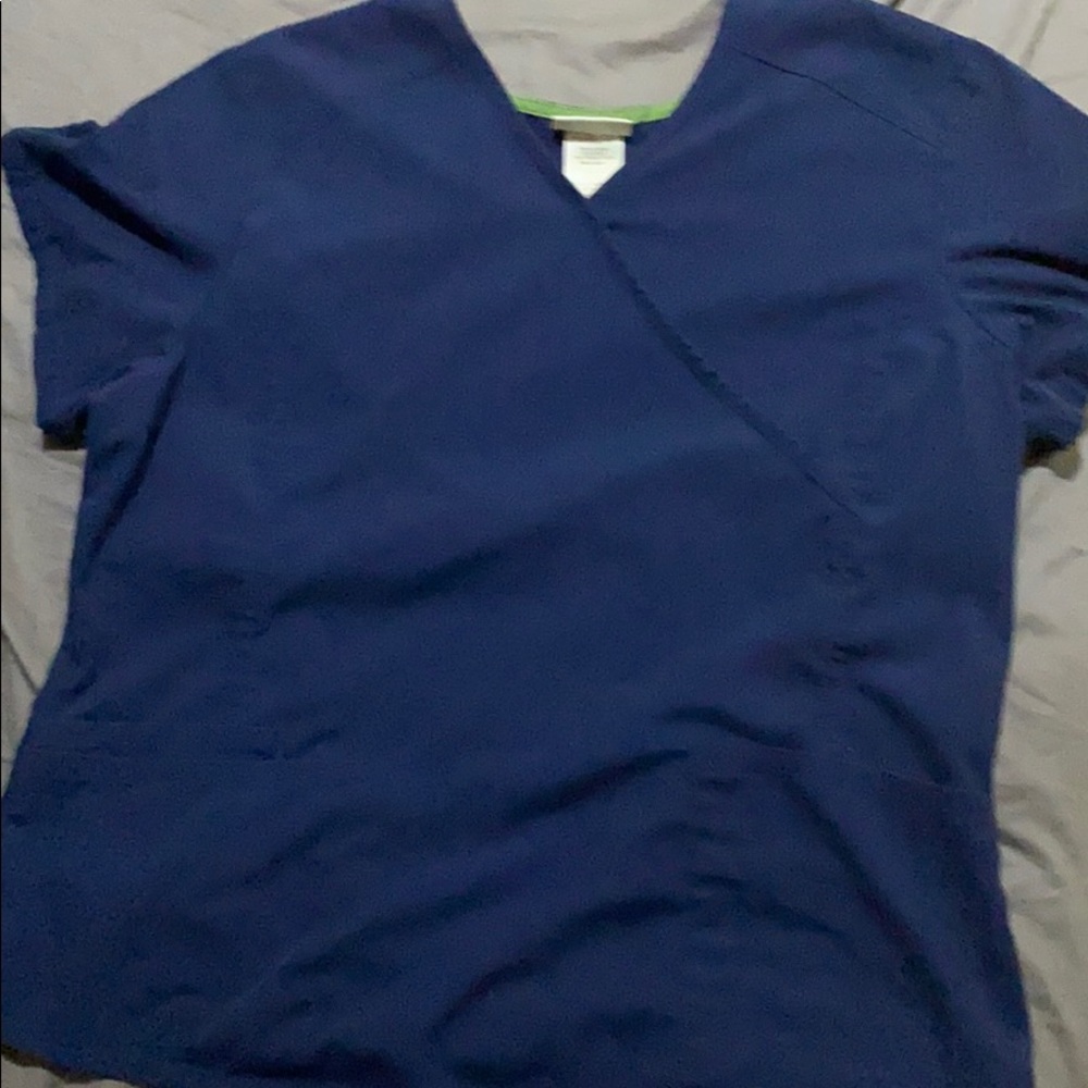 Women’s ScrubStar Navy Scrub Top